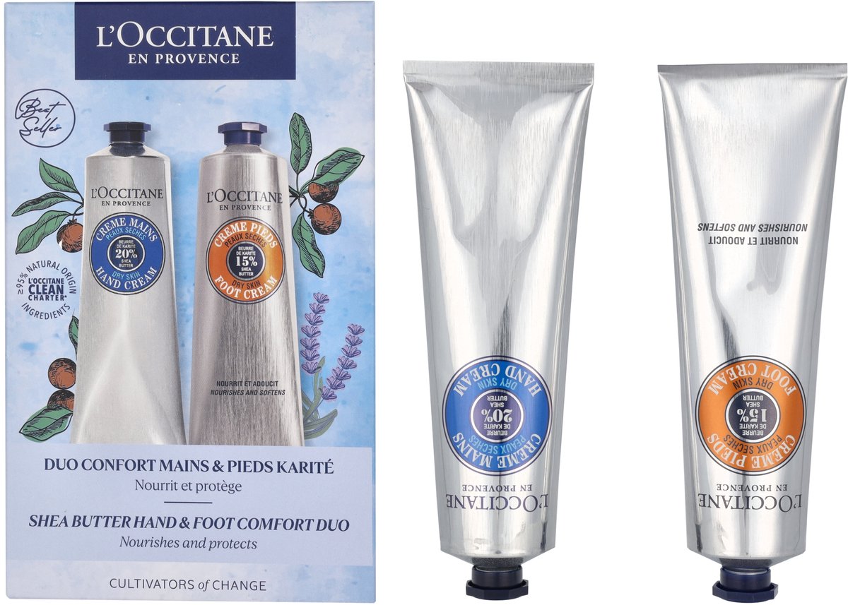 Set L'occitane Dúo De Cuidado De Karité 150ml@
