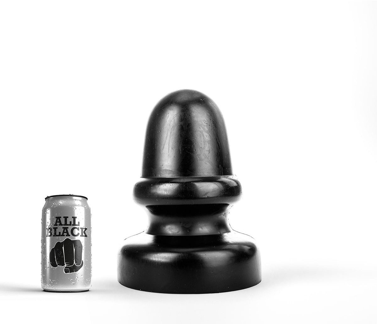 All Black Anaal Dildo 23 cm - zwart