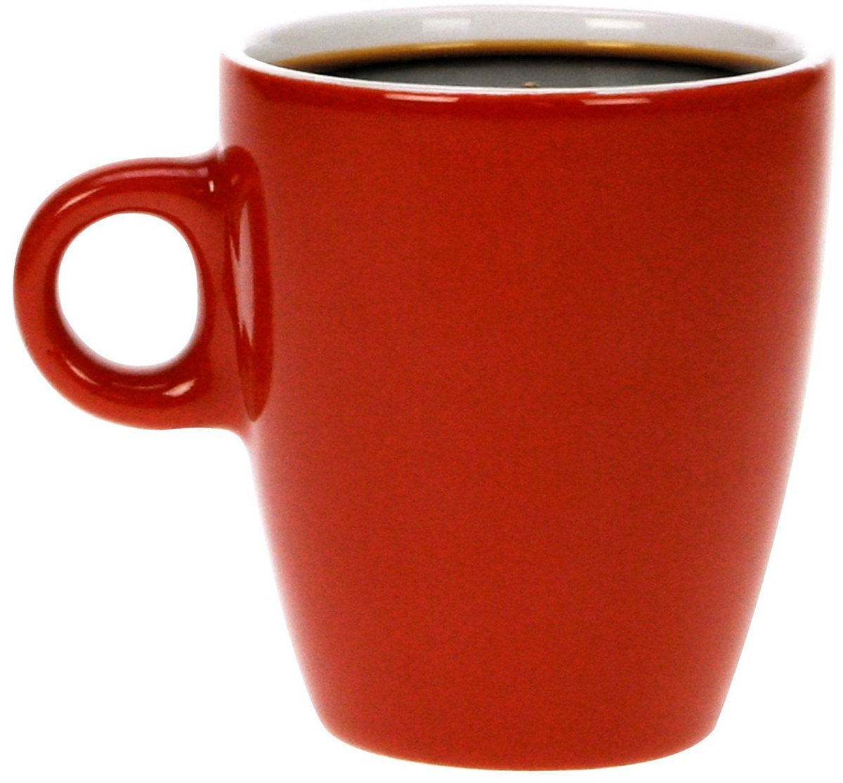 Cosy & trendy Koffiekopjes - bekers - rood - 190 ml - Keramiek - glans finish
