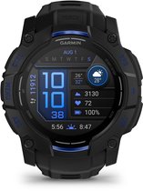 Zwart avec noir/bleu