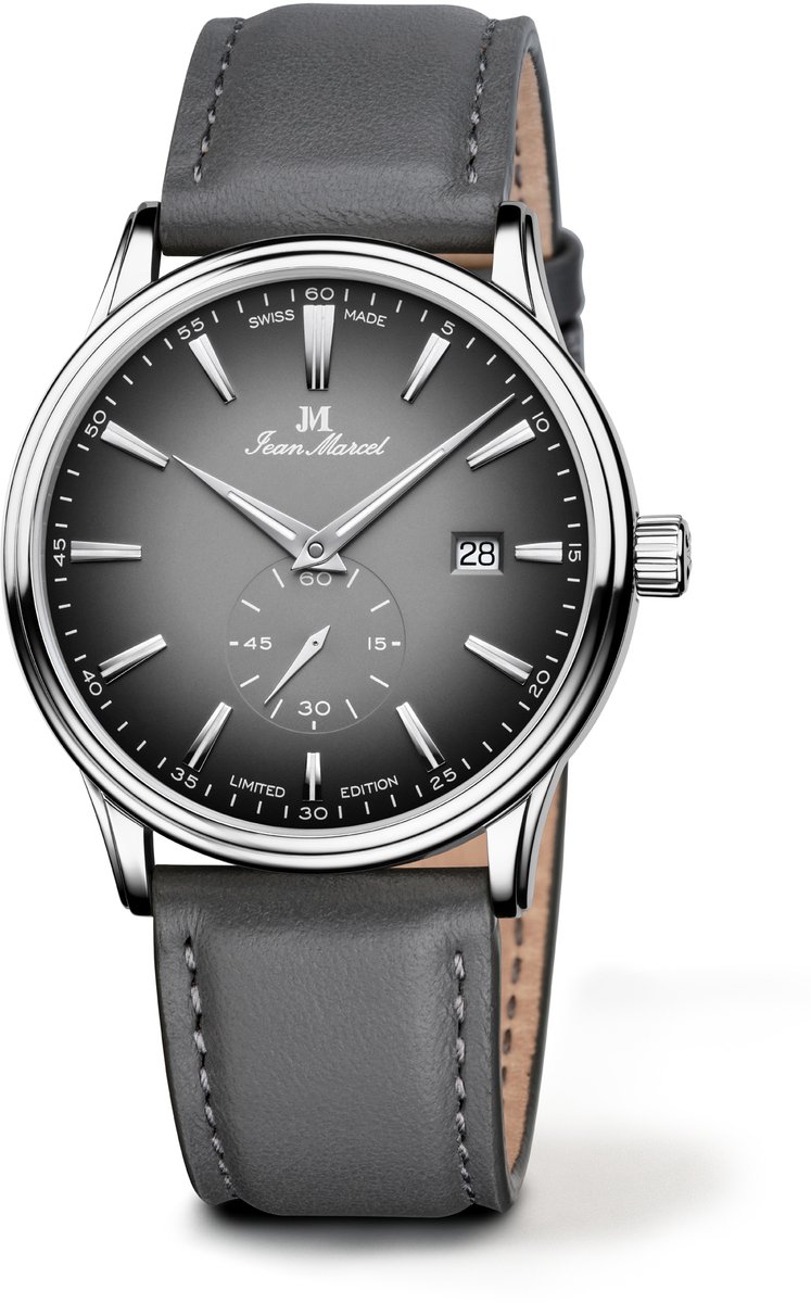 Jean Marcel Herren Armbanduhr Edelstahl Glänzend 24,5cm