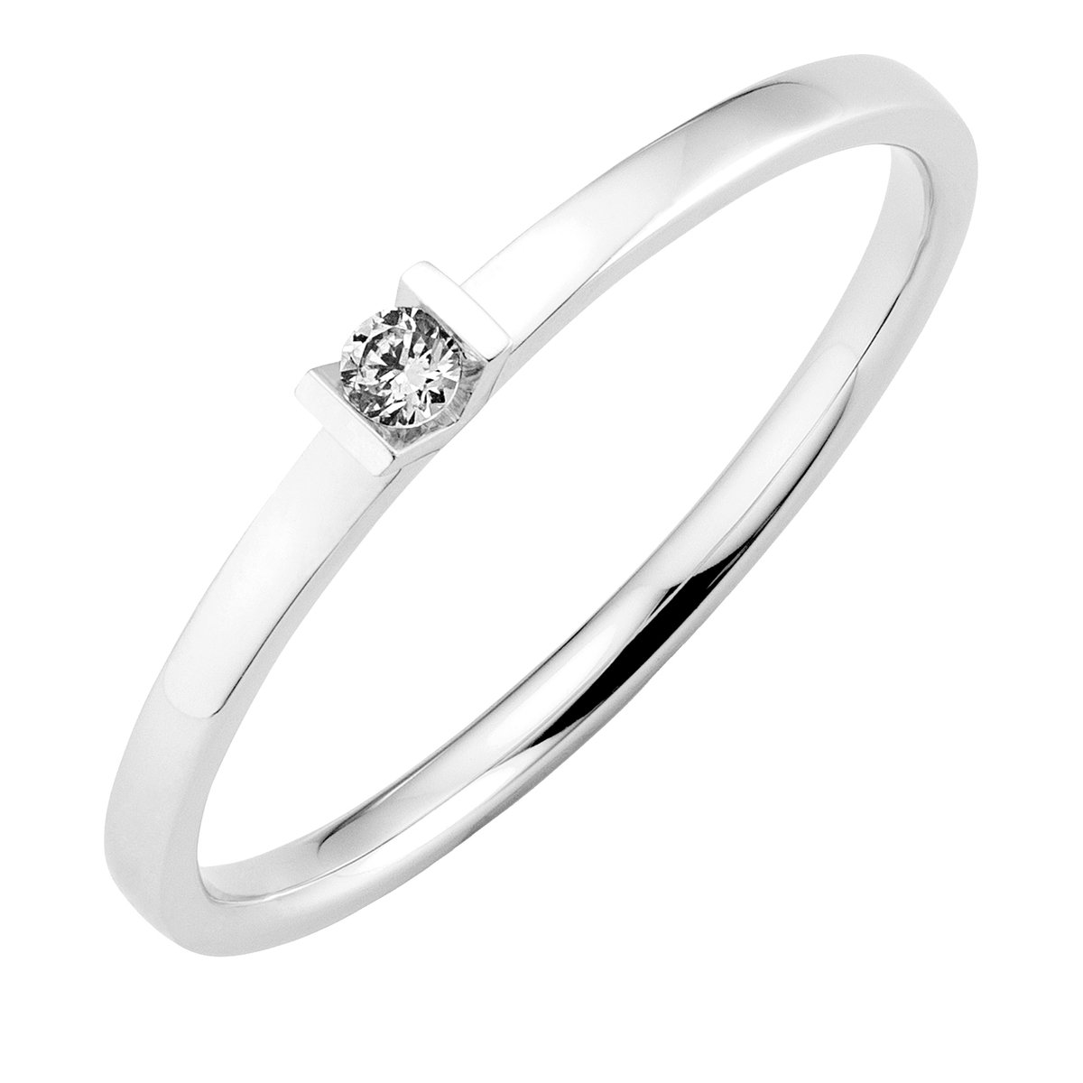 Orolino Ring 585 Gold mit Brillant 0,04ct.