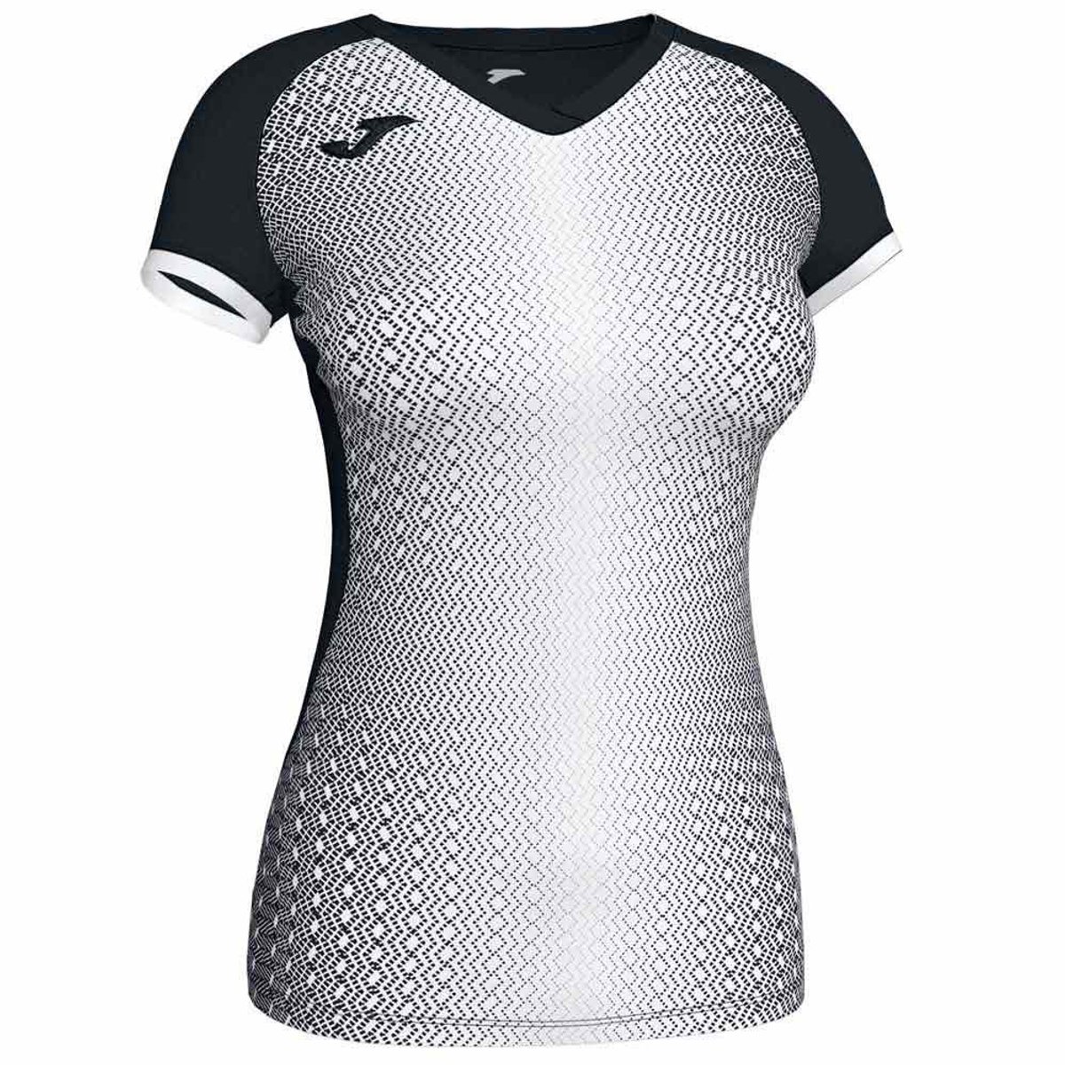 Joma Supernova T-shirt Met Korte Mouwen Wit,Zwart L Vrouw