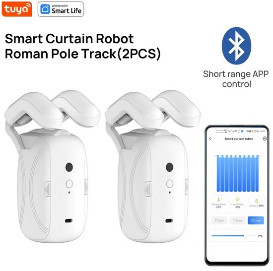 Automatische gordijnroedeopener, Smart Home gordijnrobot met