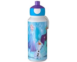 Mepal Pop-up drinkfles Campus - 400 ml - Sluit goed af - Drinkbeker voor kinderen - Frozen 2