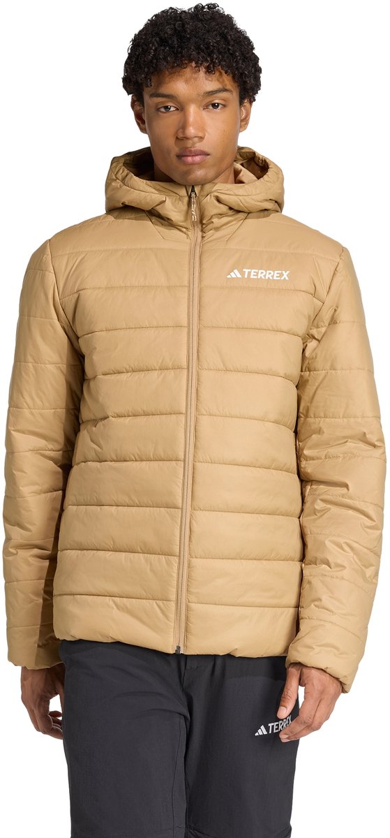 adidas TERREX Terrex Multi Essentials CLIMAWARM Geïsoleerd Capuchonjack Heren Bruin