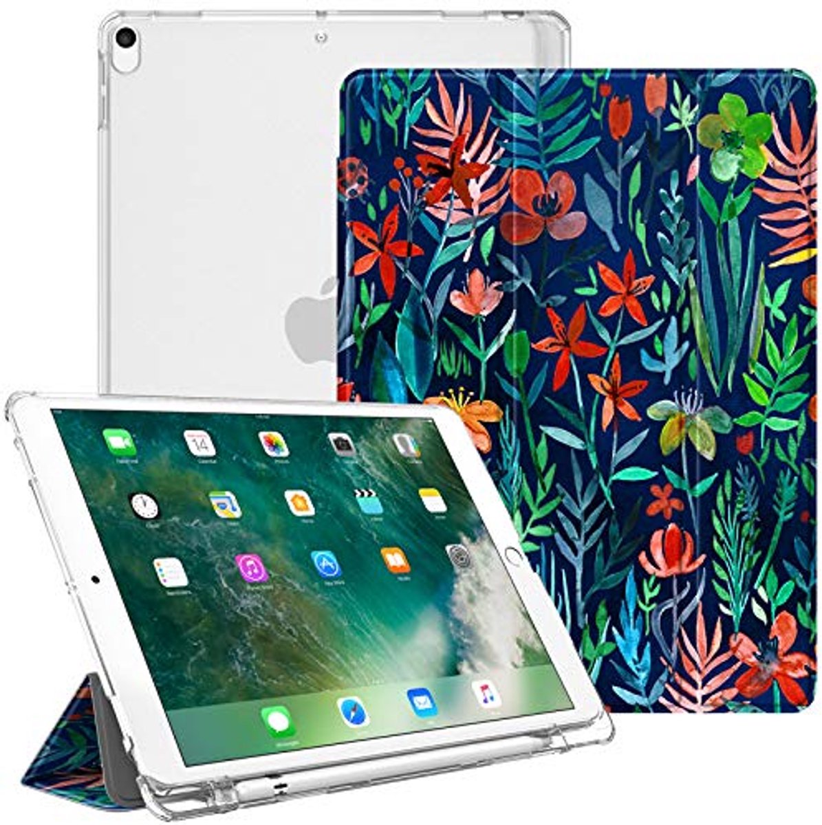 Slimme Ultra-Dunne Beschermcase met Potloodhouder voor iPad Air 10.5" en iPad Pro 10.5"