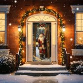 kerstman met lantaarn