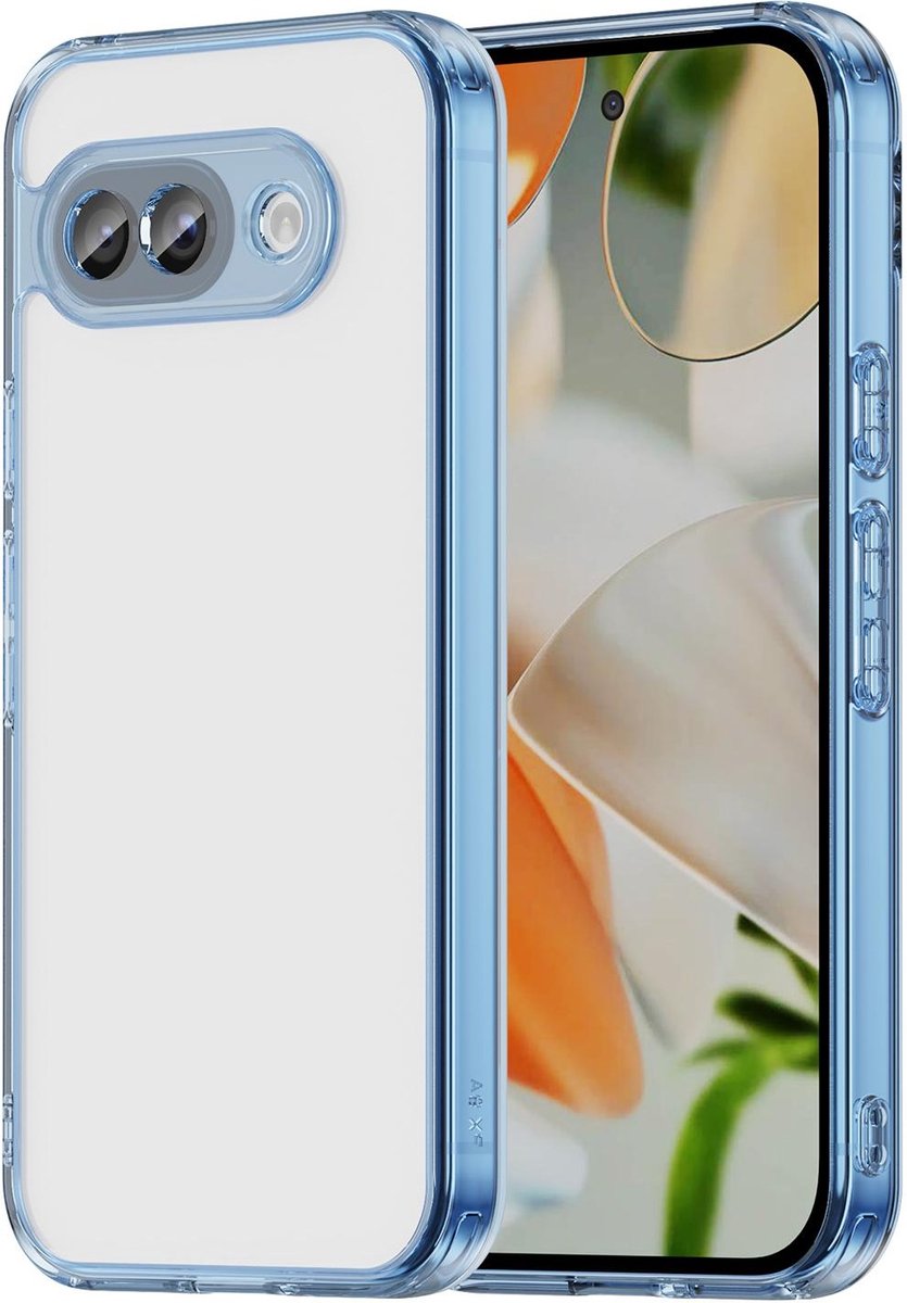 Hoesje geschikt voor Google Pixel 9a - Phonesta HybridAir Back Cover - Blauw