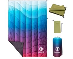 Ultralichte Donzen Campingdeken - 200 x 140 cm, Warme en Compacte Reisdeken voor Buitenactiviteiten