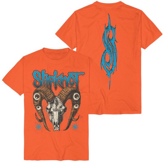 T-shirt Slipknot Eyed Goat pour homme - Orange - XL