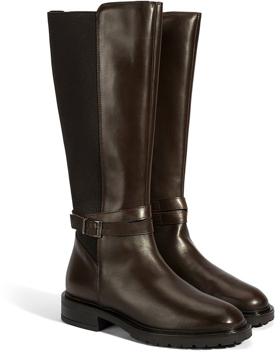 DESA Bottes Cuir Marron Femme Astuce de chaussure: rond Taille: 37 EU