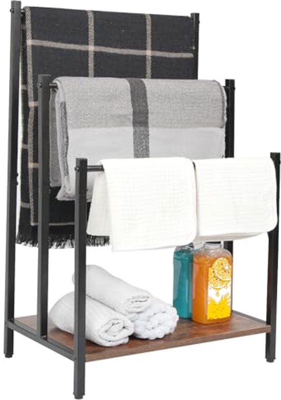 Anton Massief teakhouten handdoekenrek - Accessoire salle de bain