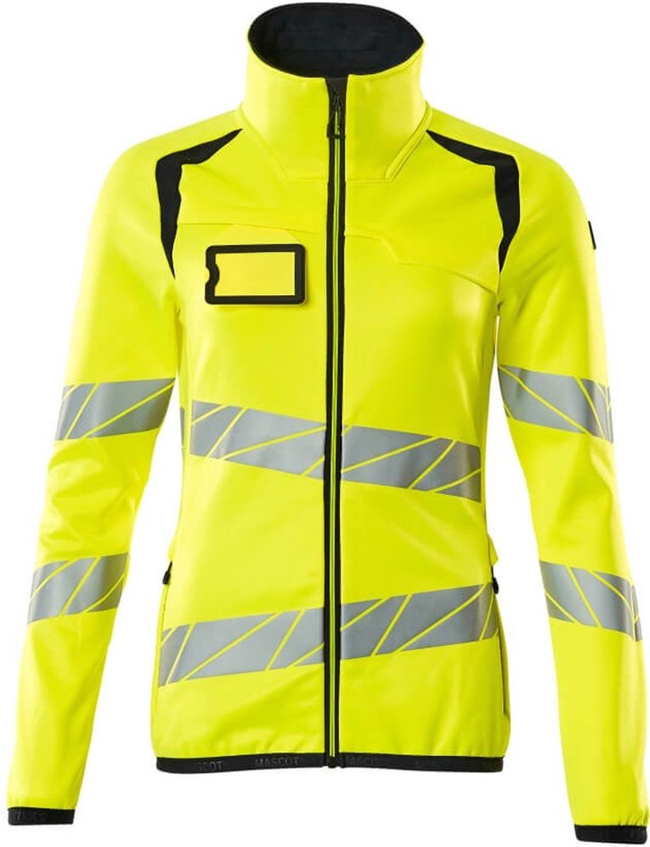 Mascot Accelerate Safe Fleecetrui met rits 19153-315 - hi-vis geel/donkermarine - 3XL