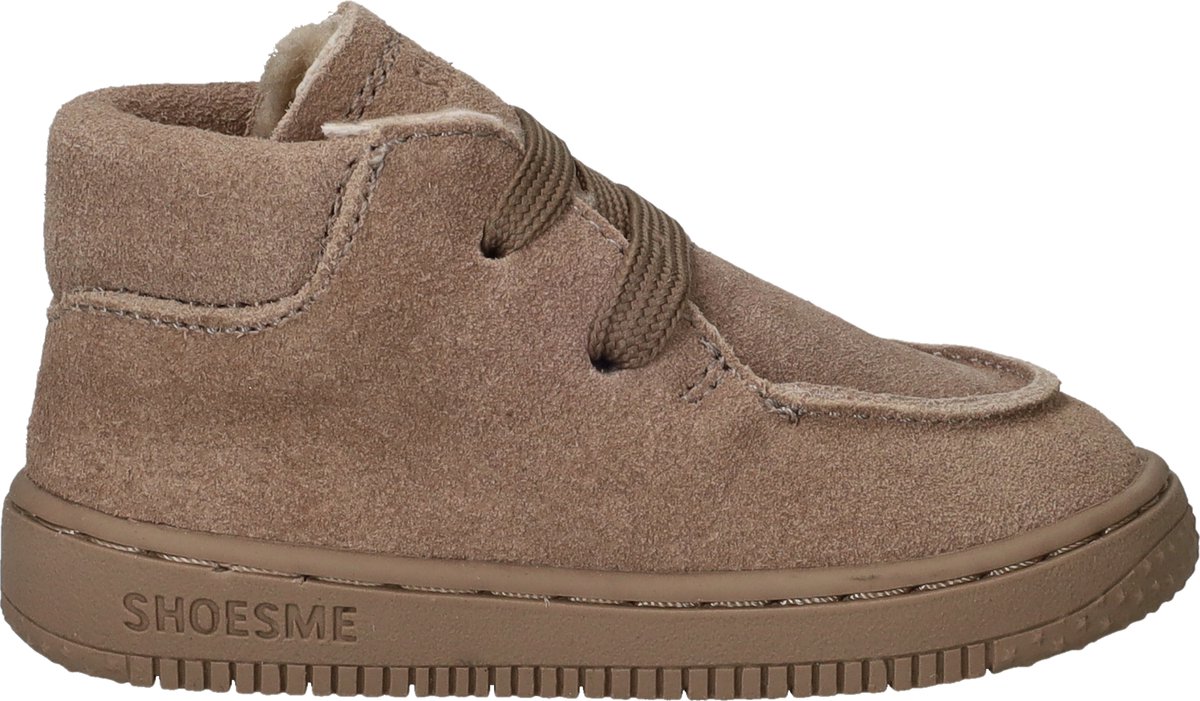 Shoesme Veterschoenen - Jongens - Taupe - Maat:25