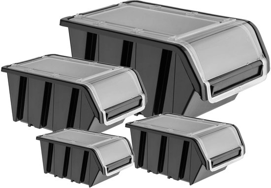 KADAX Workshop Stapelkist, Stapelbox Van PP Kunststof, Opbergbox In Verschillende Maten Opbergdozen Voor Gereedschapswand Opbergdoos Sorteerdoos Rood 20 Stuks 230 X 160 Mm 662303866 KADAX Workshop Stapelkist, Stapelbox Van PP Kunststof, Opbergbox In Verschillende Maten Opbergdozen Voor Gereedschapswand Opbergdoos Sorteerdoos Rood 20 Stuks 230 X 160 Mm 662303866