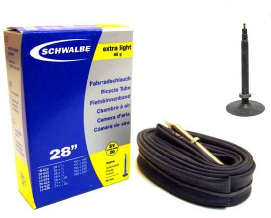 Binnenband Schwalbe Extra Light SV20 28 / 18/25-622/630 - 60mm ventiel van Merkloos — afbeelding 5
