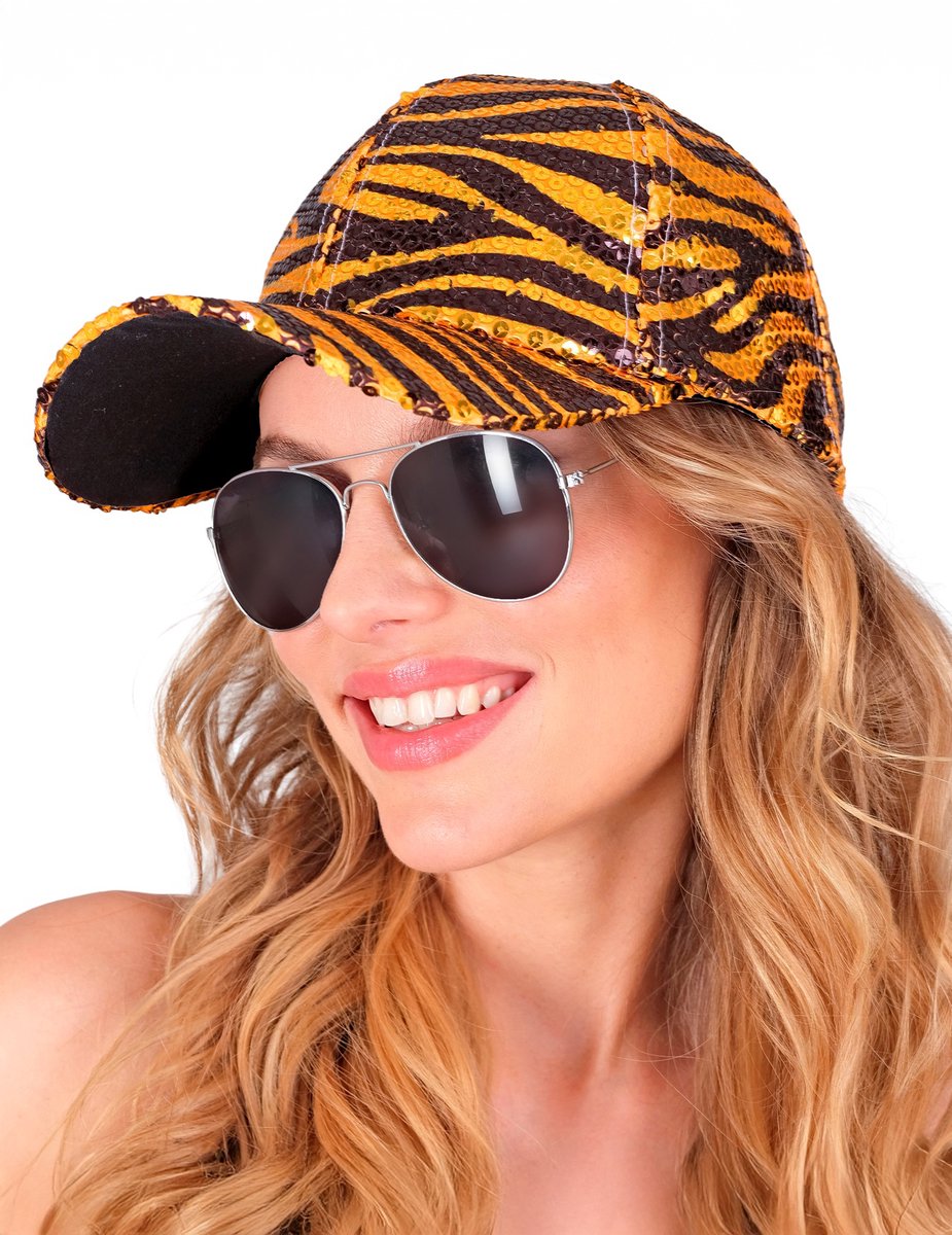 Pet pailletten tijger