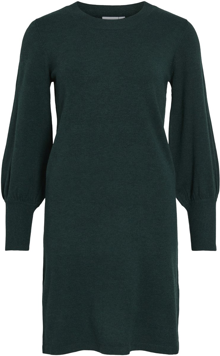 VILA - VIKERRY O-NECK KNIT DRESS - NOOS - Dames - Mini jurken