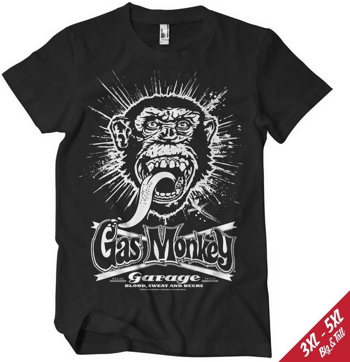 Gas Monkey Garage T-shirt Explosion T-shirt GMG-1-GMG050-H97-4