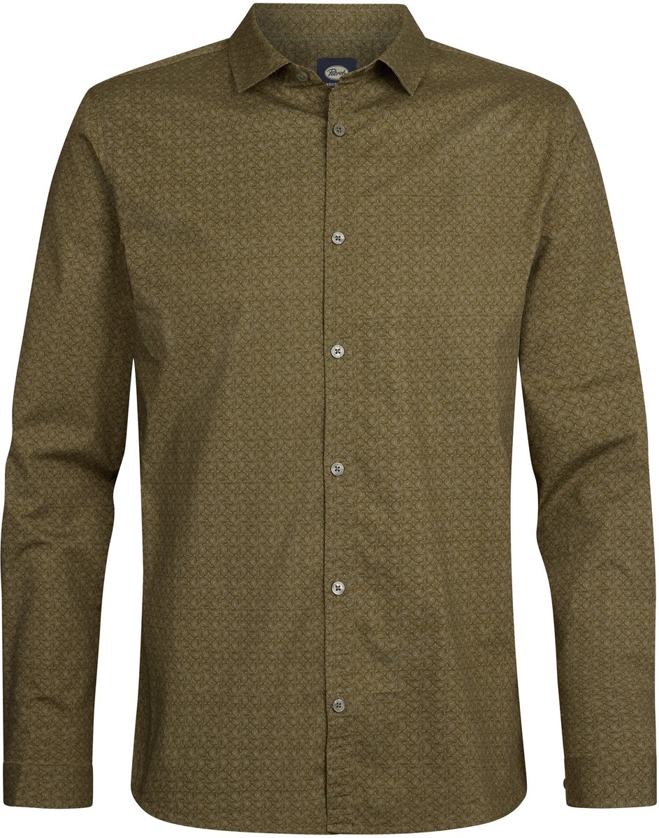Petrol Industries M-3050-sil410 Overhemd Met Lange Mouwen Blauw L Man