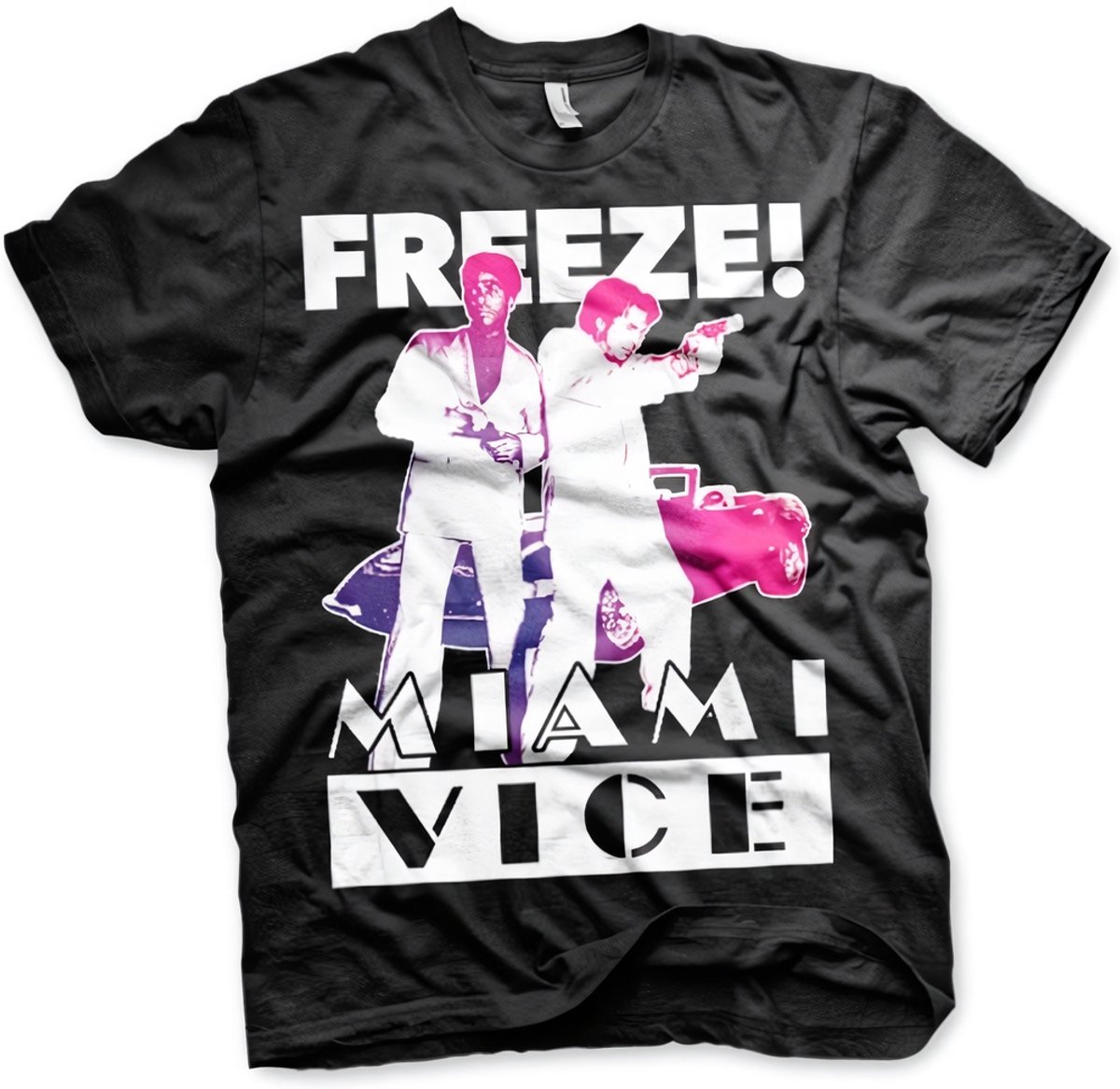 Miami Vice Freeze Big Tall T-shirt UV-1-MV004-H55-13