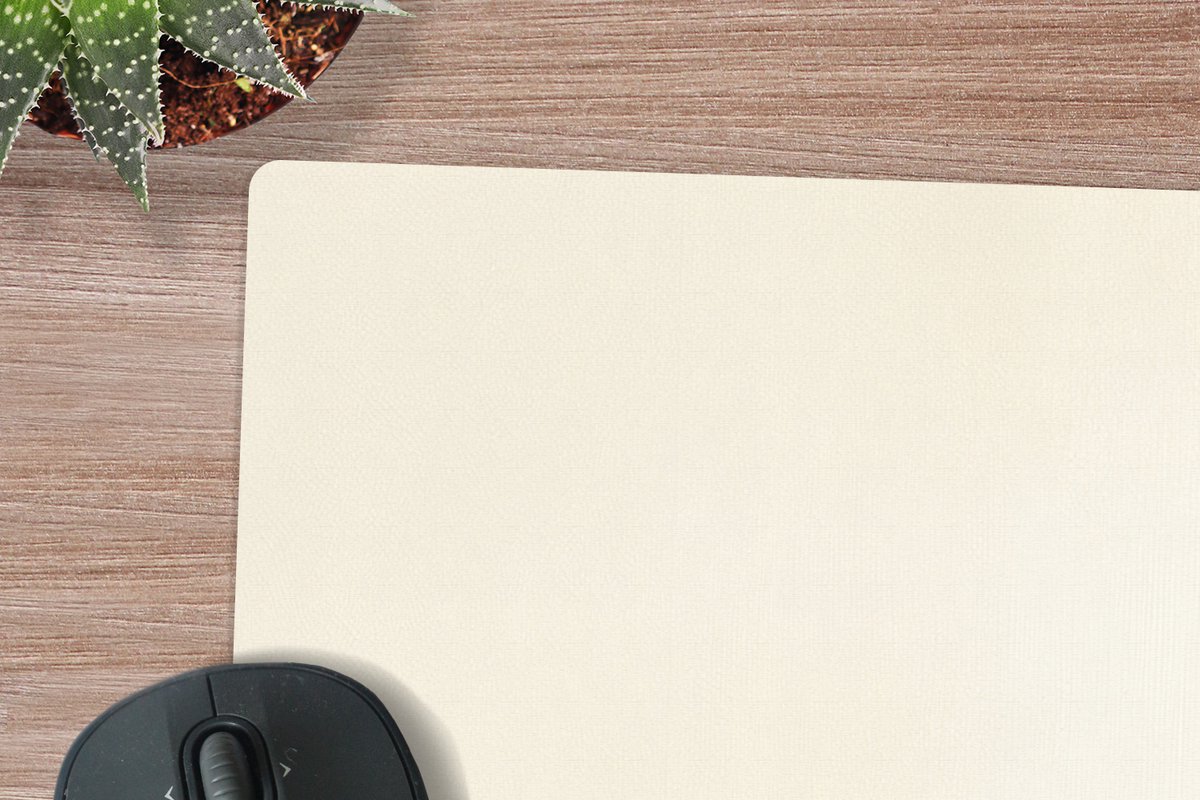 Muismat XXL 90x60 cm - Bureau onderlegger - Bureau mat Illustratie - Blauw - Vogel - Bureaumat - Gaming mousepad xl - Bureaulegger groot - Computer deskmat