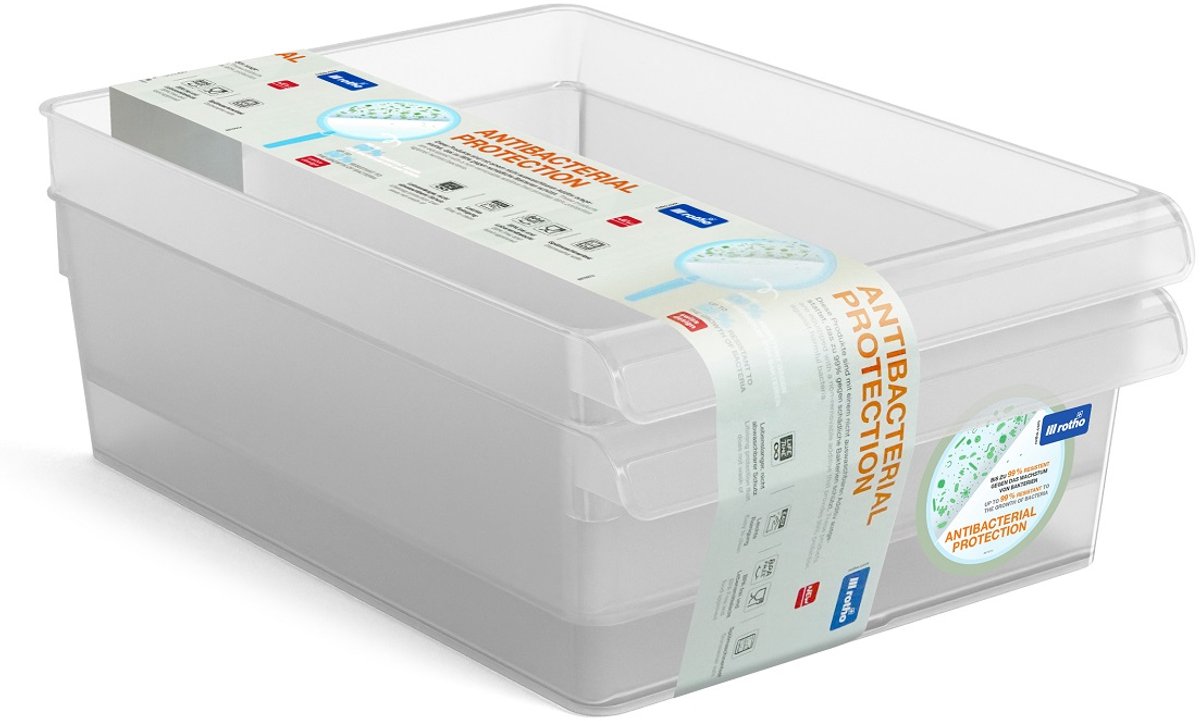 Rotho Loft Organizer Set: 3 Flexibele Bakjes voor Koelkast