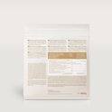 Achterkant van een pak Glow25 "Collagen Powder" met voedingswaarde-informatie.