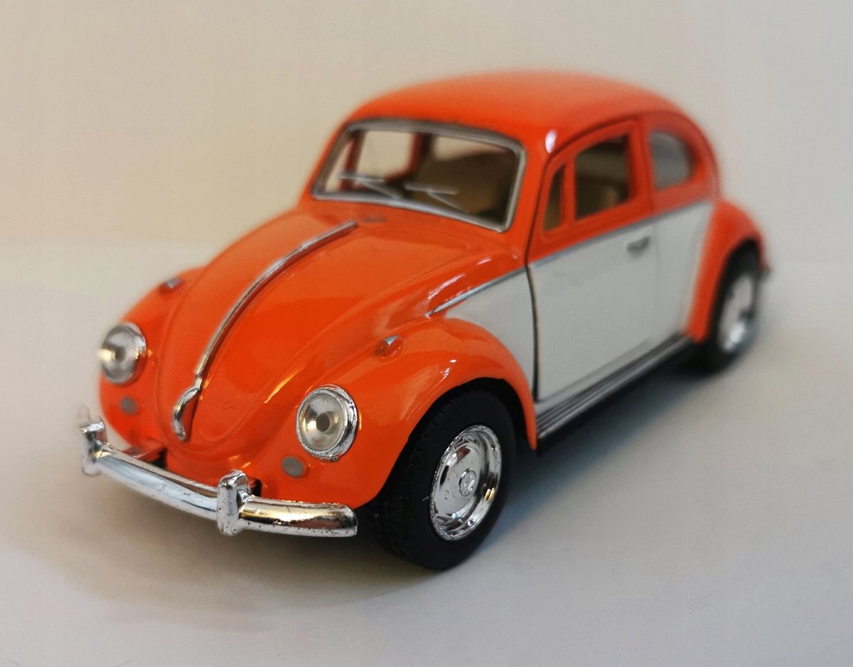 Kinsmart 1967 Volkswagen Kever 1:32 Modelauto - Oranje