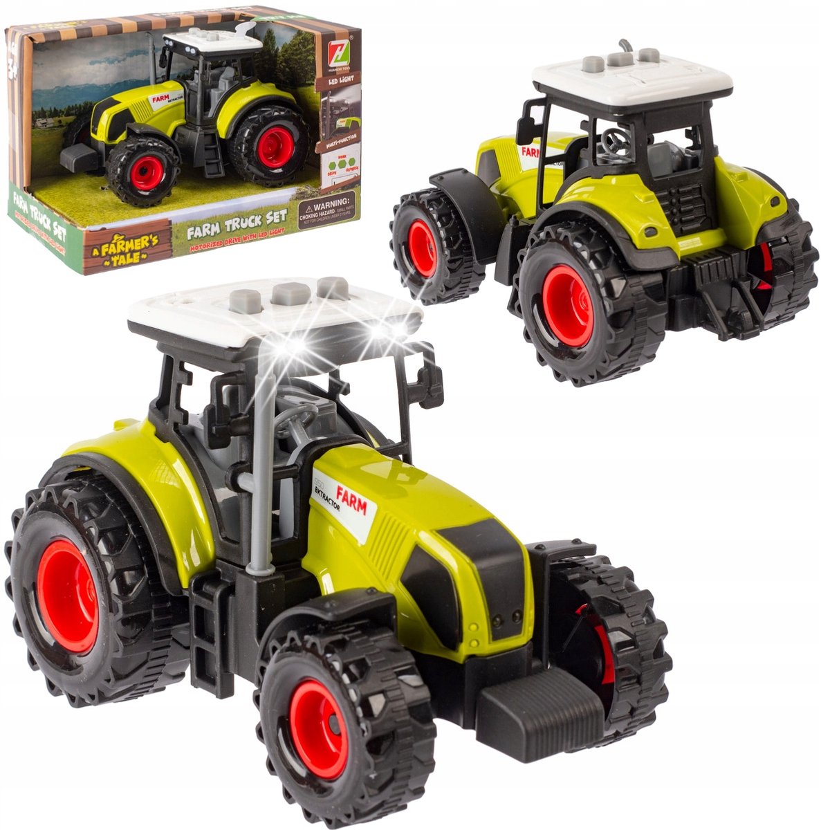 Speelgoed tractor met LED-licht en geluiden, boerderijvoertuig
