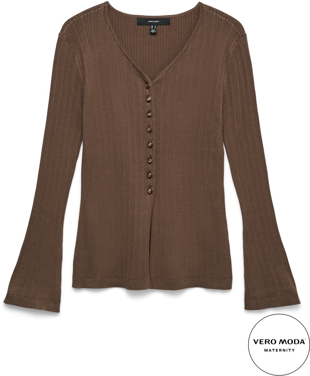 VERO MODA MATERNITY - VMMWILLOW LS V-NECK LONG CARDIGAN - Dames - Cardigans