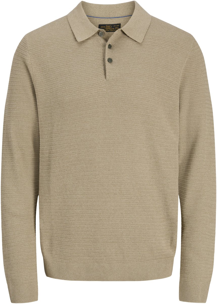 JACK&JONES - JPRBLURILEY KNIT POLO LS - Heren - Polo's