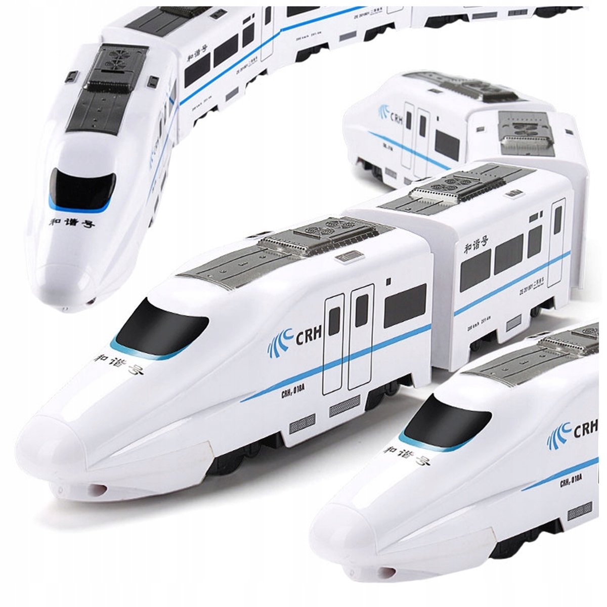 Elektrische Trein met Wagons - 71cm LED Licht & Geluid