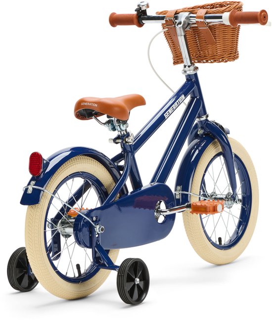 Generation Retro 14 inch Blauw - Kinderfiets met Mandje van Generation — afbeelding 3