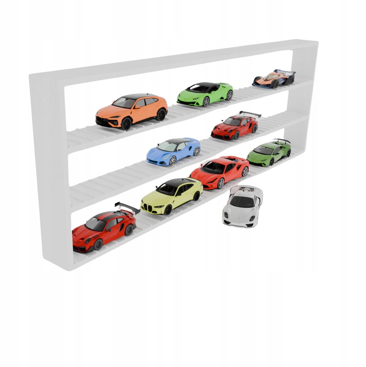Garage-organizer voor 15 auto's - Displaystandaard