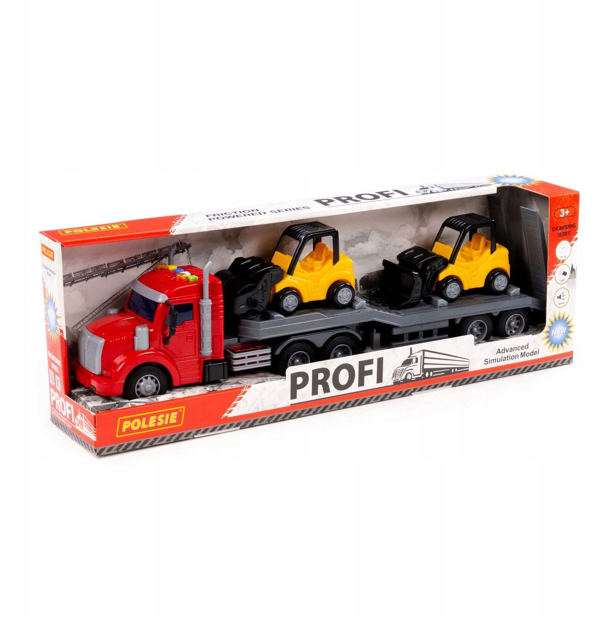 Polesie Profi Lawet Set met Inercy, Licht & Geluid - 3+ Jaar