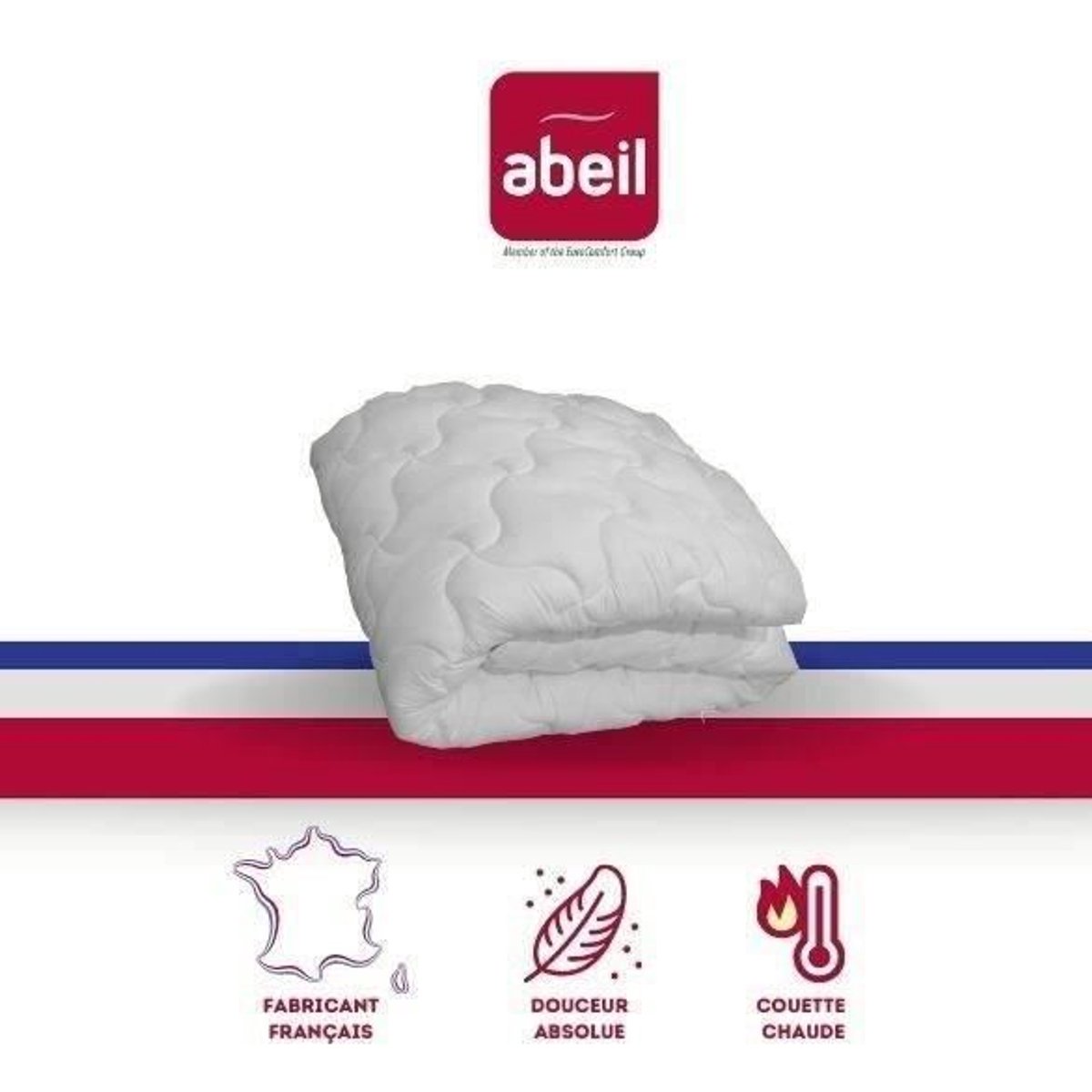 Dekbed Abeil Wit 200 x 200 cm 400 g /m² (1 Onderdelen)
