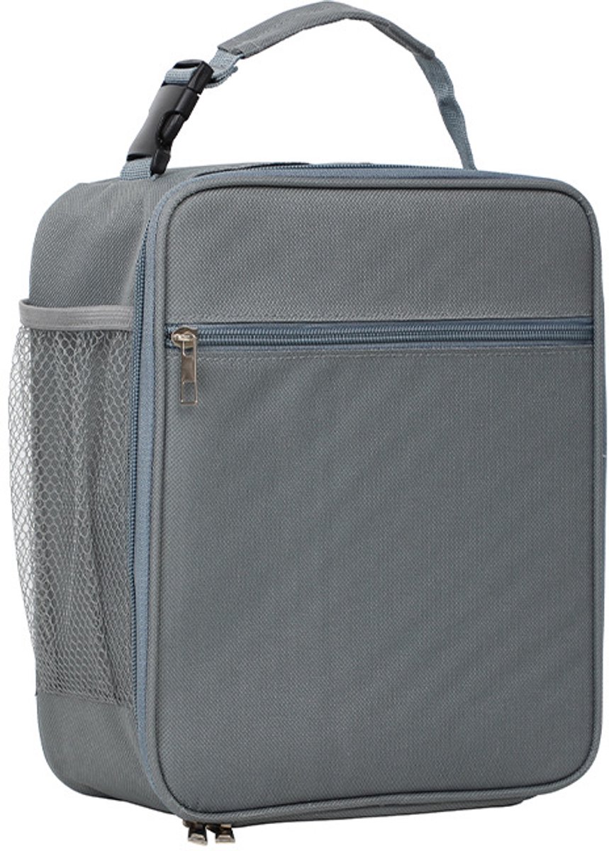 Koeltassen - Lunchdoos en lunchtas voor mannen, geïsoleerde lunchtas voor werk, pique-nique en reizen (grijs)