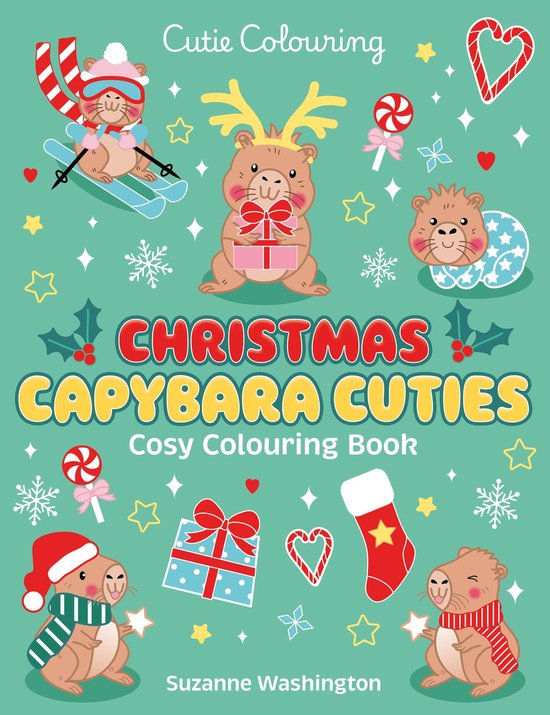 Cutie Colouring- Christmas Capybara Cuties