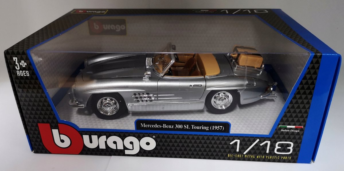 Bburago 1:18 Mercedes-Benz 300 SL Touring-modelauto - Nieuw