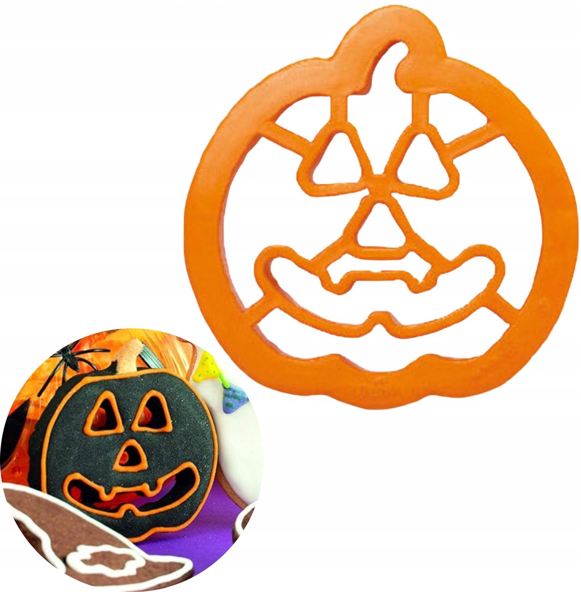Halloween Pompoen Koekjesvorm - Decoratief