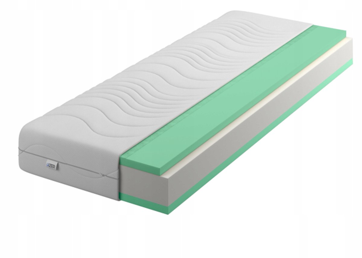 Zeer Harde Schuimmatras 120x190cm H5 - HR Schuim & Silvercare Cover