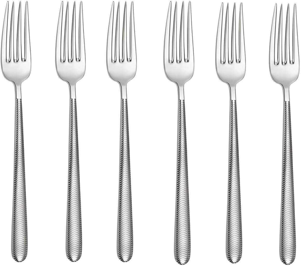 Bonna Tafelvork - Illusion - RVS - 19.7 cm - set van 6