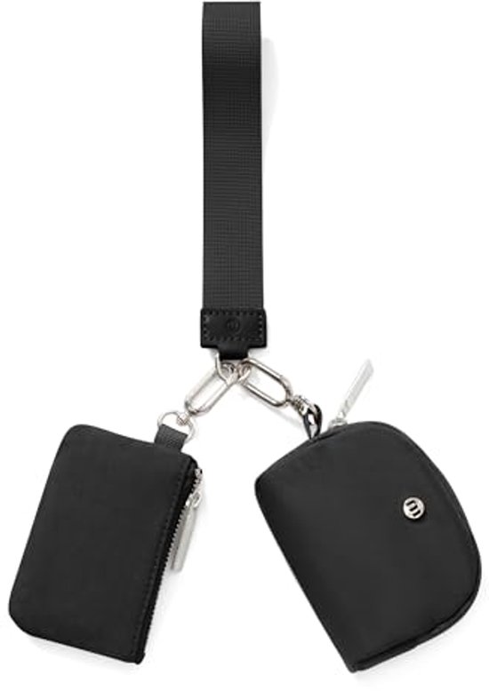 2 stuks lederen polsband voor portemonnee koppeling polsbandje portemonnee sleutels sleutelhanger etui