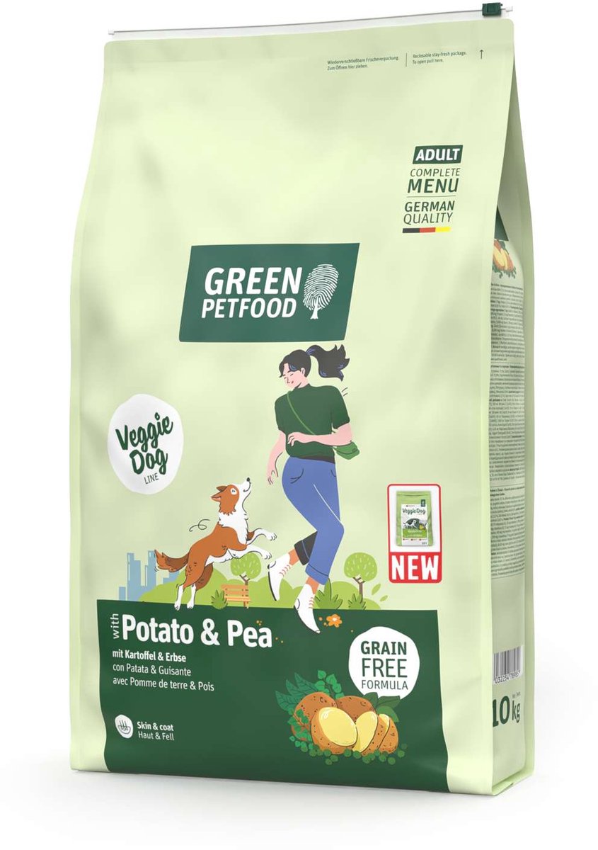 Green Petfood Green Petfood Dog - Mini Potato & Pea with Insects | 10kg