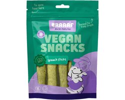 10x Braaaf Hondensnack Sticks Spinazie 12 cm 80 gr