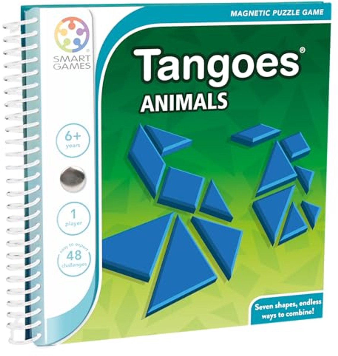 Tangram Dierenpuzzel | Magnetisch Denkspel voor Kinderen en Volwassenen | Educatieve Breinbreker | Cognitieve Ontwikkeling vanaf 6 Jaar