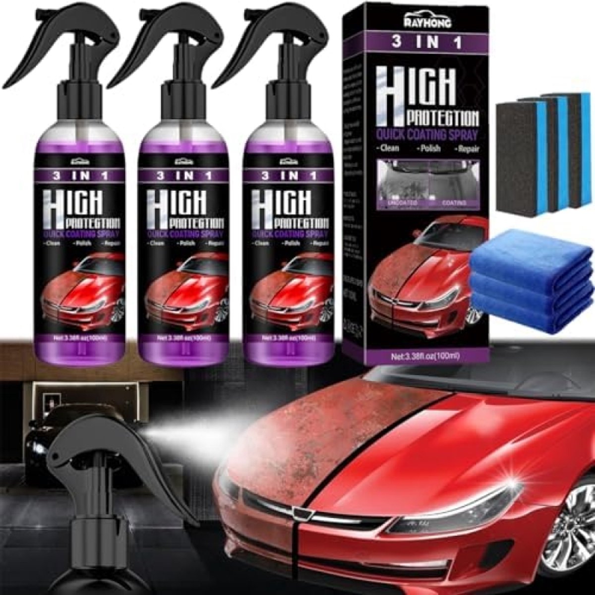 Auto Lak Beschermende Spray - Keramische Glans & UV-Bescherming