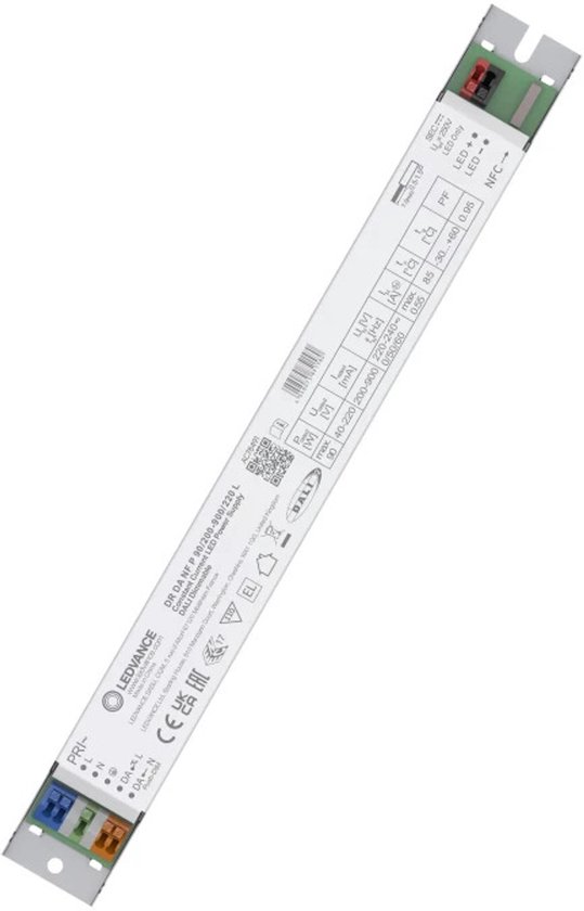 Foto: Ledvance led driver led driver dali nfc performance 90 200 900 220 l dali dimbaar ip20